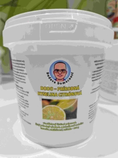 DODO-PRÍRODNÁ BEZVODNÁ KYSELINA CITRÓNOVÁ - 1kg vedierko
