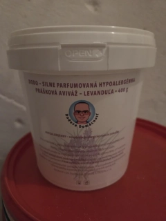 DODO – SILNE PARFUMOVANÁ HYPOALERGÉNNA PRÁŠKOVÁ AVIVÁŽ – LEVANDUĹA - 1kg