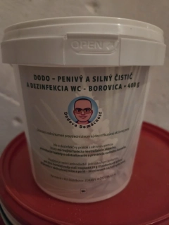 DODO – PENIVÝ A SILNÝ ČISTIČ A DEZINFEKCIA WC - BOROVICA – 1kg vedierko